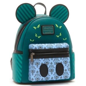 Loungefly Haunted Mansion Mickey Mouse: The Main Attraction Backpack